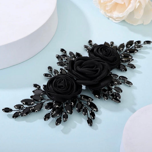 "Sonya" - Black Bridal Hair Accessory