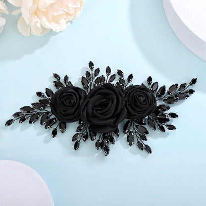 "Sonya" - Black Bridal Hair Accessory