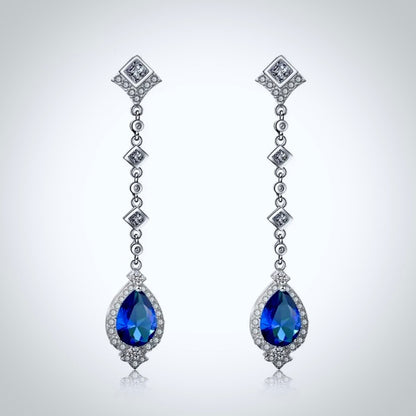 Elicia - Cubic Zirconia Bridal Earrings - More colors