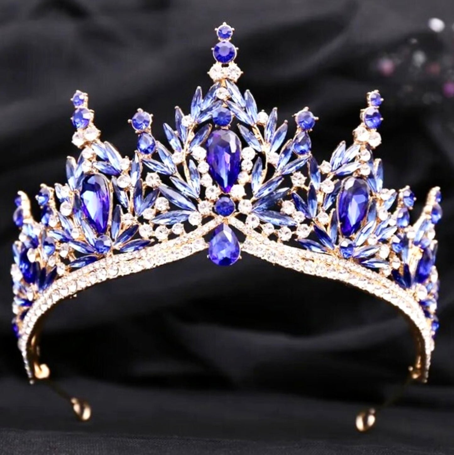 Manohla -  Crystal Wedding Tiara - More Colors