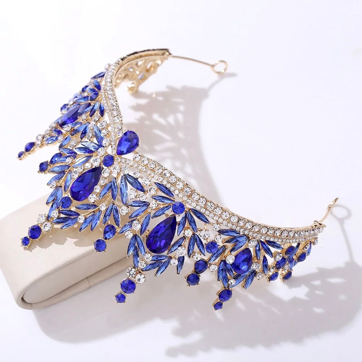 Manohla -  Crystal Wedding Tiara - More Colors