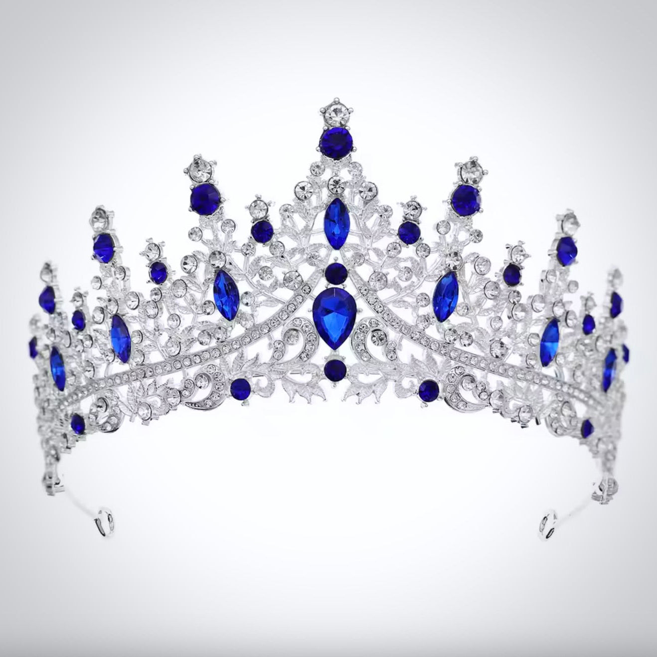 Rosamund - Baroque Bridal Tiara - More Colors