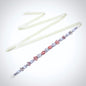 Meira - Peach Crystal Bridal Belt/Sash