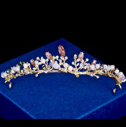Delilah - Bohemian Gold Bridal Tiara