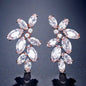 "Micah" - Cubic Zirconia Bridal Earrings - Available in Silver, Rose Gold and Yellow Gold