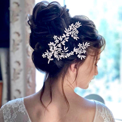 Ravenna - Crystal Bridal Hair Clip/Vine