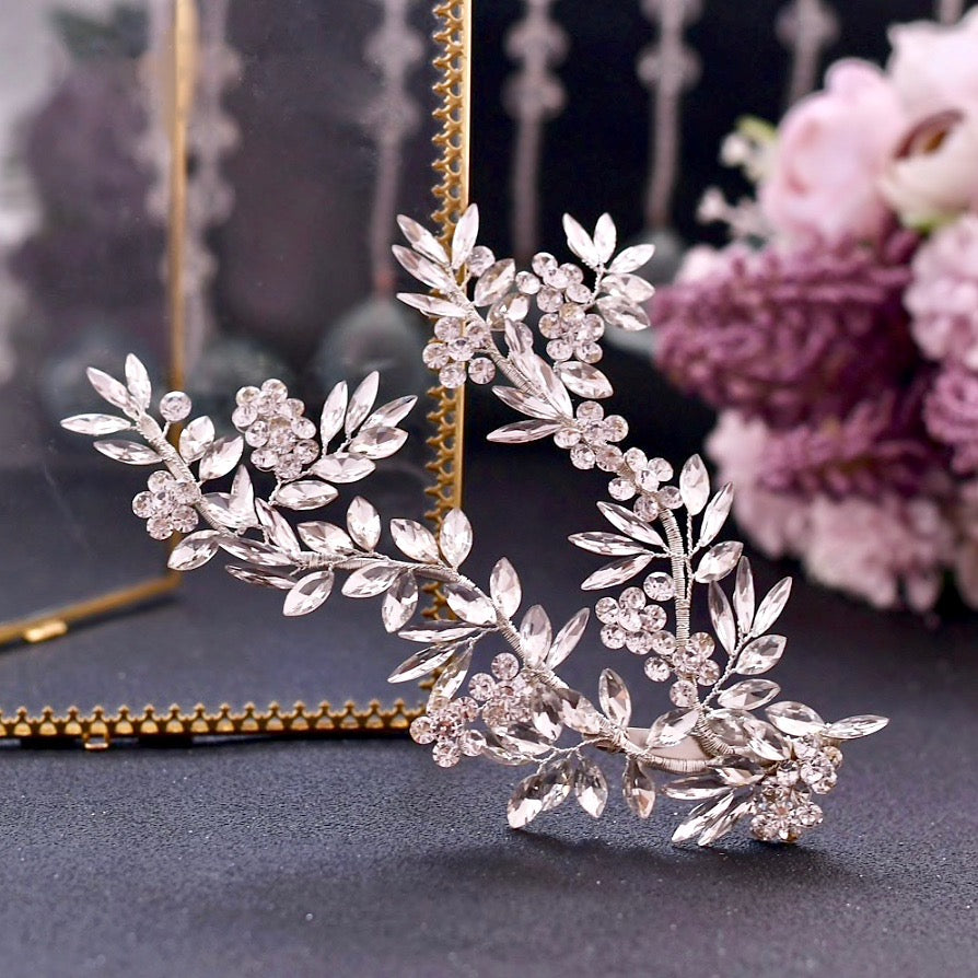 Ravenna - Crystal Bridal Hair Clip/Vine
