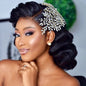 "Carmela" - Bridal Rhinestone Double Hair Comb - Available in Silver, Rose Gold and Yellow Gold
