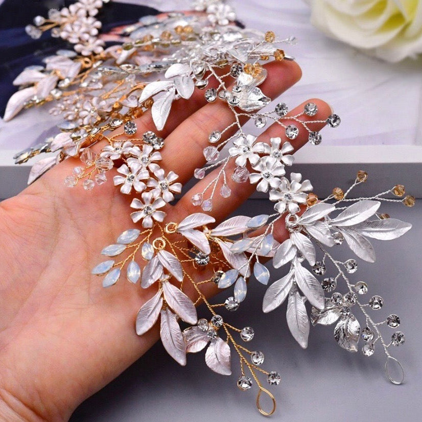 Ivy - Bohemian Crystal Headband - Available in Silver, Gold and Rose Gold