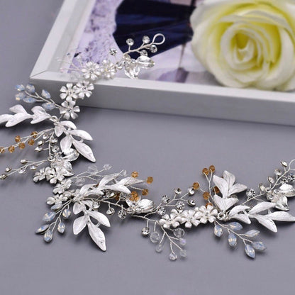 Ivy - Bohemian Crystal Headband - Available in Silver, Gold and Rose Gold