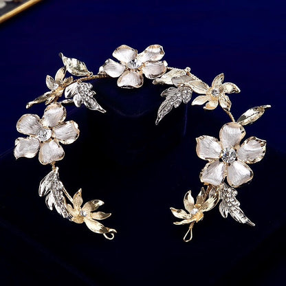 Sedona - Gold Crystal Bridal Headband