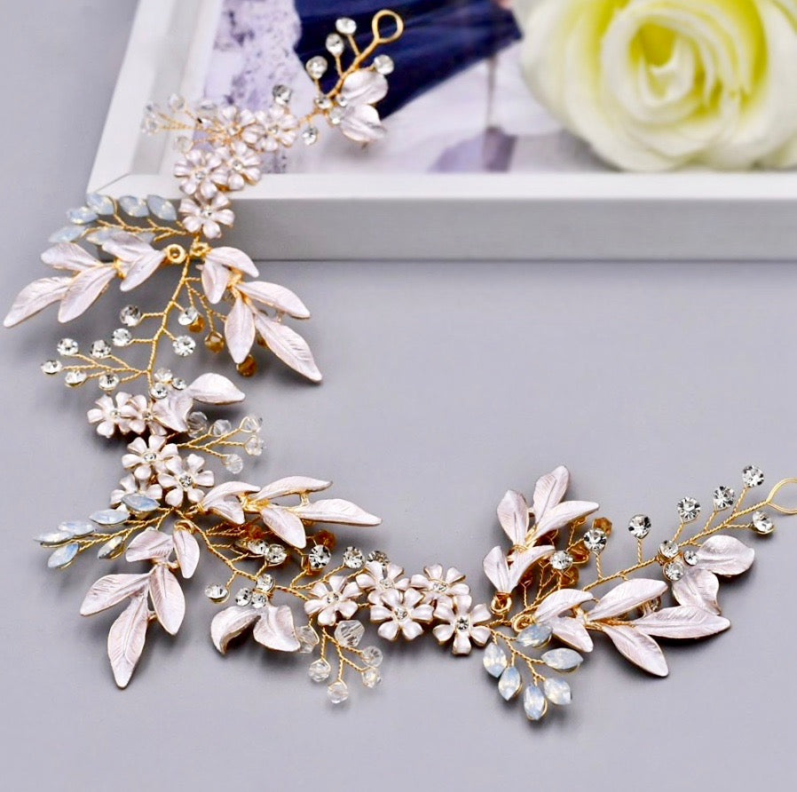 Ivy - Bohemian Crystal Headband - Available in Silver, Gold and Rose Gold