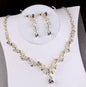"Giada" - Bridal 3-Piece Jewelry Set With Tiara - Available in Gold and Silver