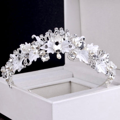"Giada" - Bridal 3-Piece Jewelry Set With Tiara - Available in Gold and Silver
