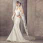 "Rhoda" - Wedding Lace Mantilla Veil - Cathedral Length