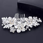 "Giulia" - Crystal Bridal Hair Comb - Available in Gold and Silver