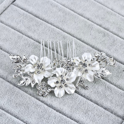 "Giulia" - Crystal Bridal Hair Comb - Available in Gold and Silver