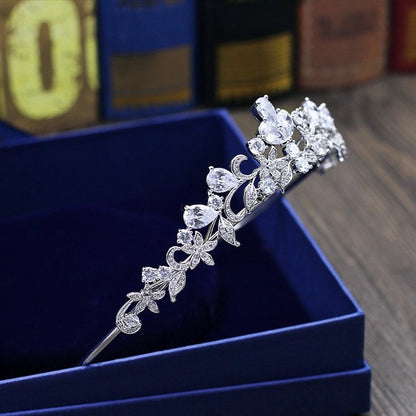 Kyleigh - Wedding Cubic Zirconia Tiara