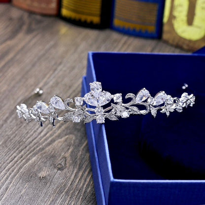 Kyleigh - Wedding Cubic Zirconia Tiara