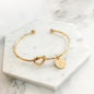 "Valerie" - Knot Bangle Bracelet - Available in Silver, Rose Gold and Yellow Gold
