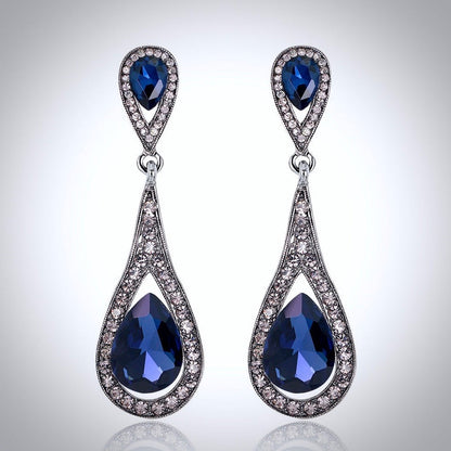 Lorna - Crystal Bridal Earrings - More colors available