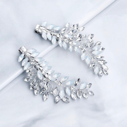 "Laverne" -  Opal Bridal/Bridesmaid Hair Clips