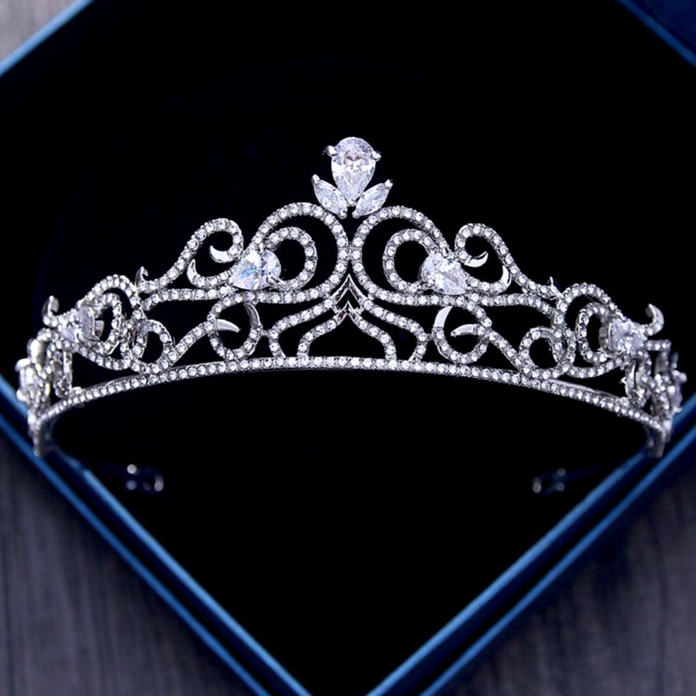 Brielle - Cubic Zirconia Bridal Tiara