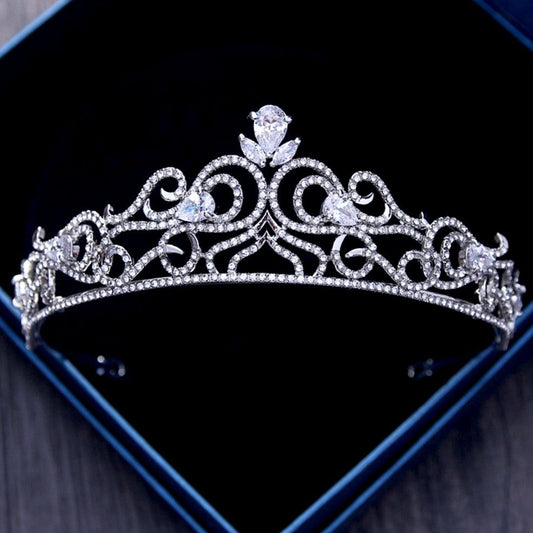 Brielle - Cubic Zirconia Bridal Tiara
