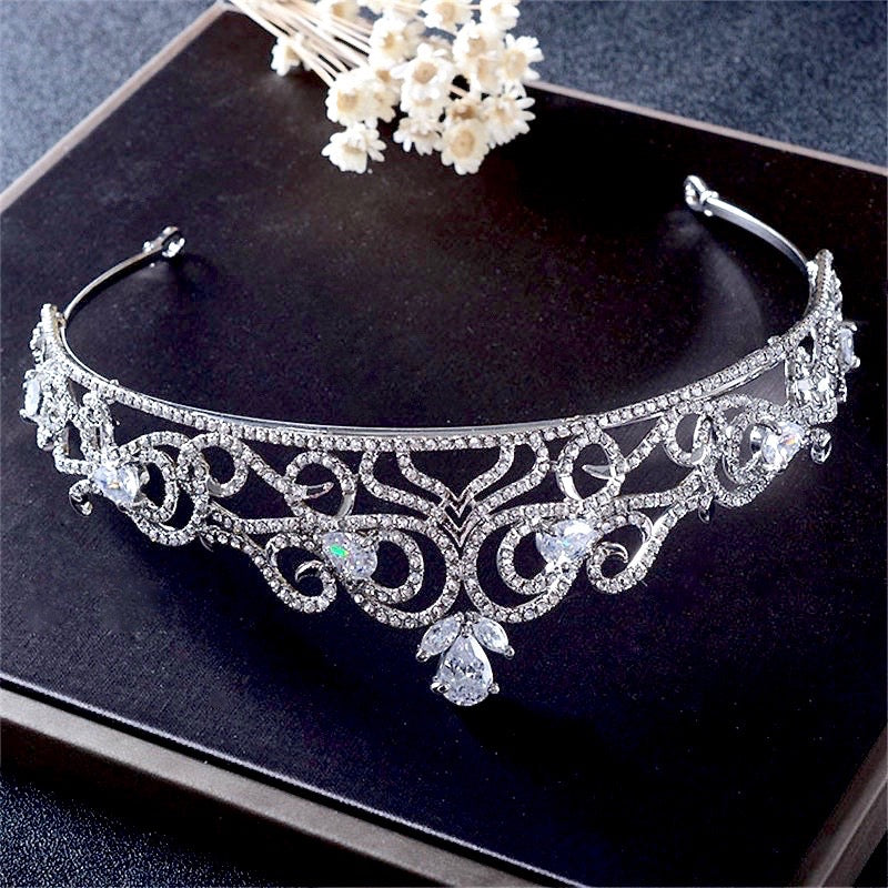 Brielle - Cubic Zirconia Bridal Tiara