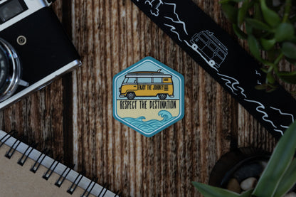 Bus Destination Sticker (Ocean)