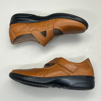 PROPET Golda Mary Jane Shoe Adjustable Lightweight Women's Sz 7 X(2E) Teak WCA053L