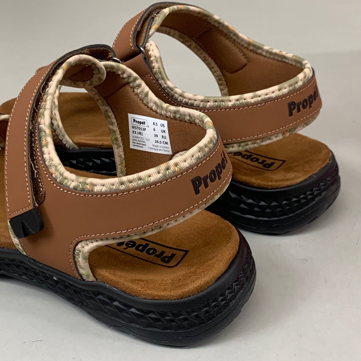 PROPET TravelWalker Aspire Sandals Women's SZ 8.5 Tan/Summer Sand WST053PTAYE-08H