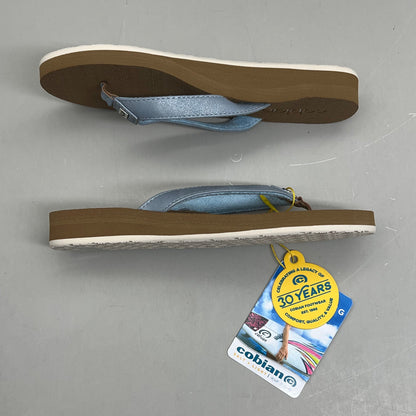 COBIAN Skinny Bounce Comfortable Synthetic Strap Women's Sz 9 Blue SKI25-400-09