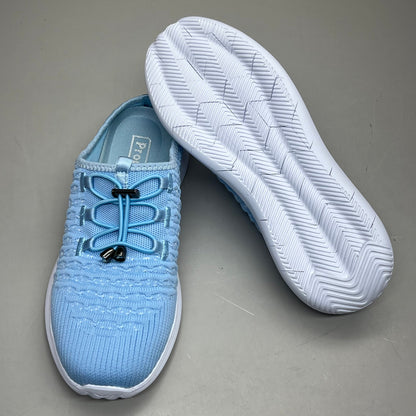 PROPET Travel Bound Slide Flexible Sneaker Women's Sz 8.5 M(B) Baby Blue WAT031M