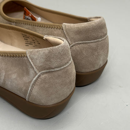 PROPET Yara Slip-On Orthotic Comfort Women's Sz 8.5 M(B) Natural Buff Suede WCX004L