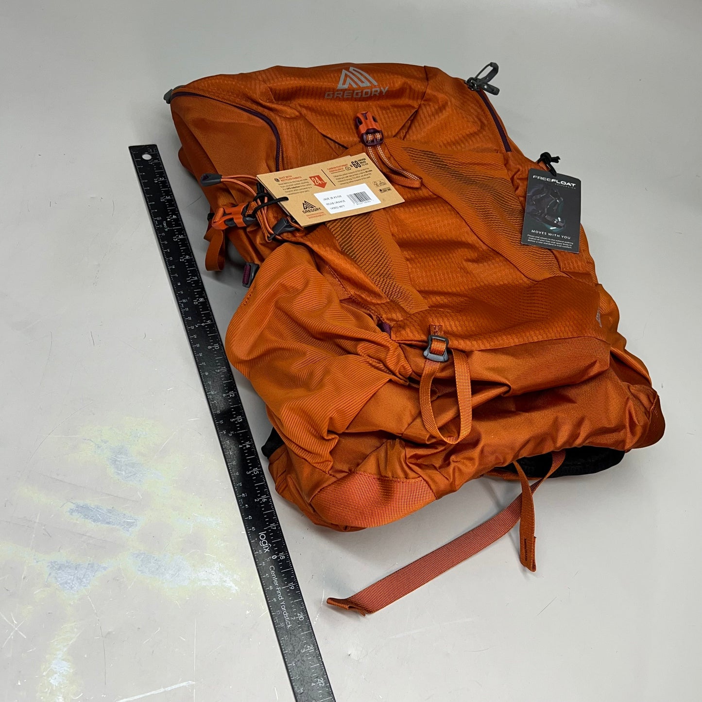 GREGORY Jade 28L Backpack Adjustable Torso Women's XS/SM 2/3lbs Moab Orange