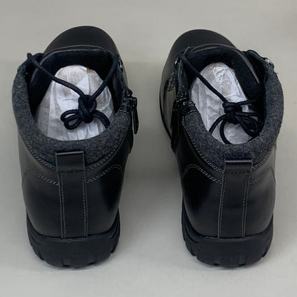PROPET Delaney Leather Ankle Boot XX(4E) Women's SZ 8.5 Black WFV002LBLKE-08H