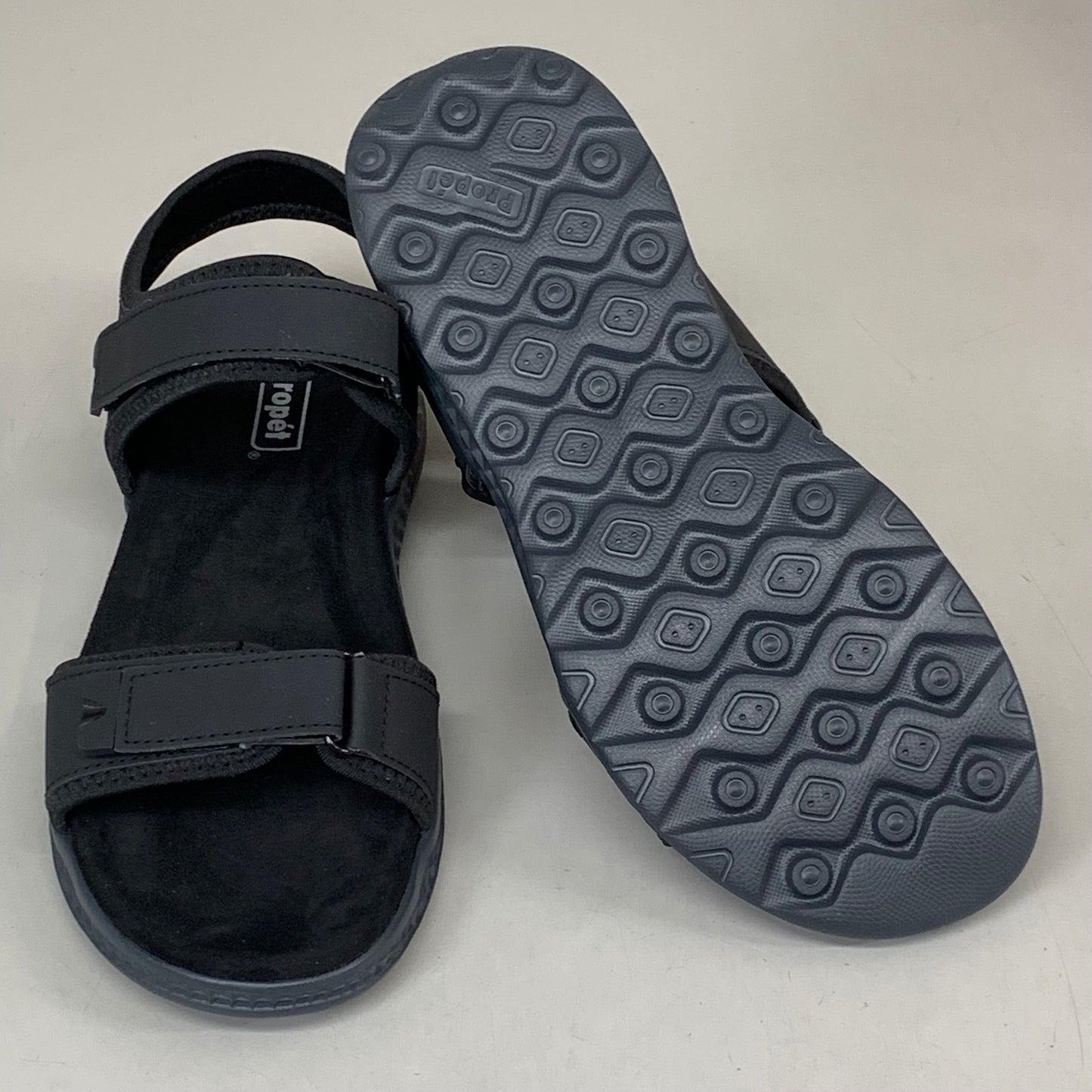 PROPET Travelactiv Aspire Sandals X(2E) Women's SZ 12 Black WST053PBLKX-12