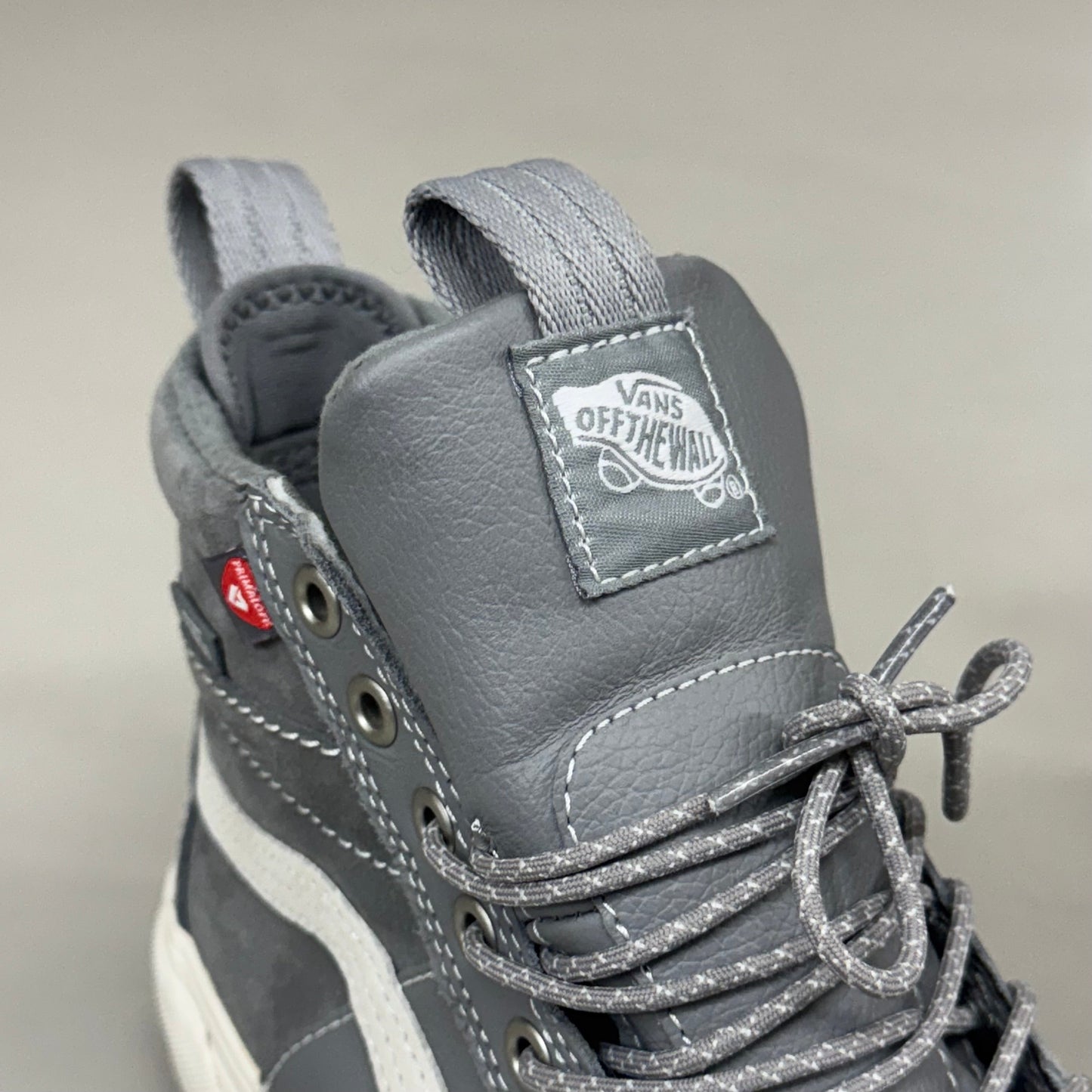 VANS Skate SK8Hi Canvas Shoes Men's Sz 5.5 Women's Sz 7 Grey/White (Pre-Owned)