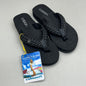 COBIAN Braided Bounce Synthetic Leather Sandals Women's Sz 8 EU 38.5 Black BRB10-001-8