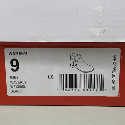 PROPET Waverly Leather Walking Ankle Boot M(B) Women's SZ 9 Black WFX085LBLKM-09