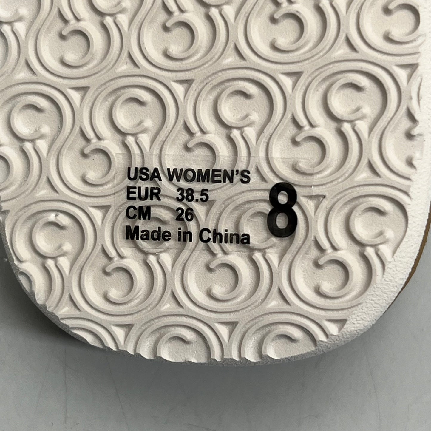 COBIAN Skinny Bounce Comfortable Synthetic Strap Women's Sz 8 White SKI25-110-08