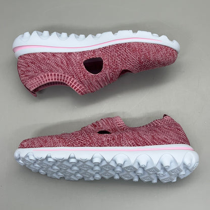 PROPET Travel Activ Avid Knit Shoe Women's Sz 8.5 X WIDE (2E) Pink/Red WAT064M