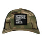 SPREAD CHEEKS. NOT HATE. Patch Snapback HAT
