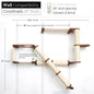 The Crossroads - Cat Wall Scratcher - Tree with Ramp