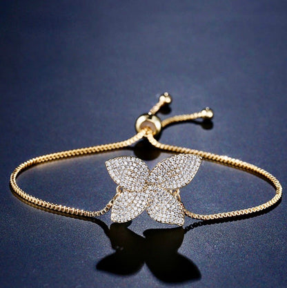 "Zinnia" - Cubic Zirconia Bridal Jewelry Set - Available in Silver, Rose Gold and Yellow Gold