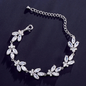 Willa - Cubic Zirconia Bridal Bracelet - Available in Silver and Rose Gold