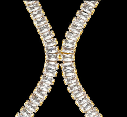 Wedding Accessories - Cubic Zirconia Bridal Ankle Chains, Foot Jewelry, Shoe Accessories