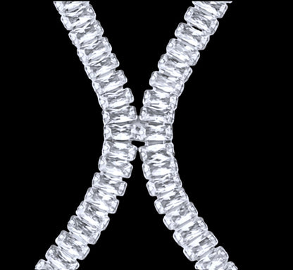 Wedding Accessories - Cubic Zirconia Bridal Ankle Chains, Foot Jewelry, Shoe Accessories