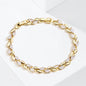 "Jill" - Cubic Zirconia Bridal Bracelet - Available in Silver, Rose Gold and Yellow Gold